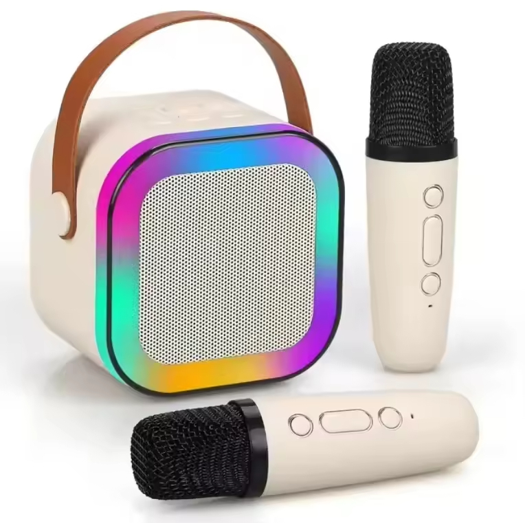 K12 Wireless Microphone Karaoke Speaker with 2 Microphone