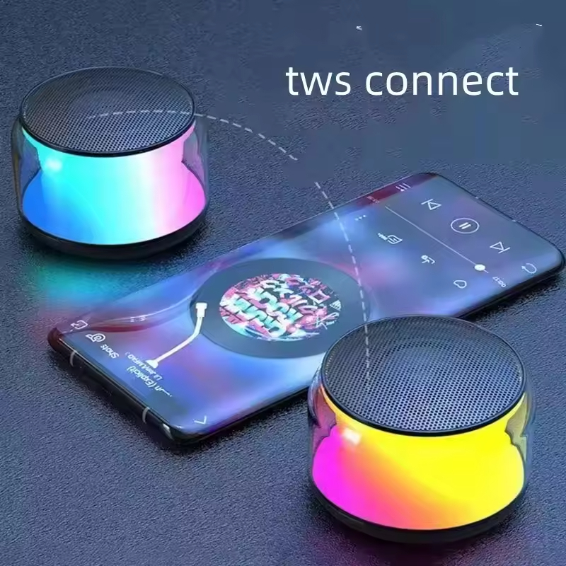 S100 Wireless Bt Speaker with RGB Night Light 3D Stereo Sound Multifunction Subwoofer