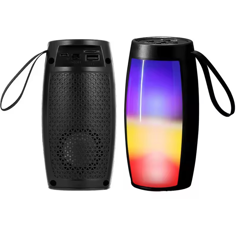 Portable Hifi Bass Bt Speaker with RGB Led Light Lamp